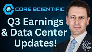 Core Scientific Q3 Earnings Interview | HPC Conversion Updates | Adam Sullivan CEO | CORZ Stock