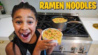 Cali Makes Ramen Noodles! | Cooking with Cali ‍