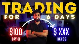 I Tried Trading for 6 Days Straight... You Won't Believe What Happened! | emoney sinhala | Binary