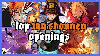 Top 100 Openings de Animes SHOUNEN