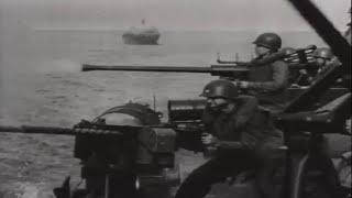 PT Boats in Action Attack on Coastal Oil Installations Borneo WW2 Combat Video Footage w/ Sound