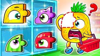 Face Puzzle Play Song  Sticker Cheat Sheet | Learn Body Puzzle by YUM YUM English Kids Songs