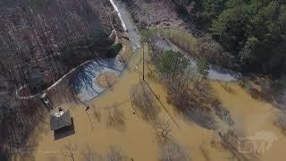 02-21-2020 Woodstock, GA - flooded city park