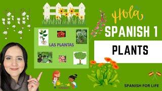 PLANTS AND FLOWERS NAMES IN SPANISH / LEARN SPANISH/SPANISH 1/#plants #gardening  #gardeningtips