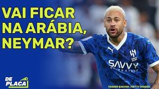 NEYMAR DEVE FICAR NA ARÁBIA; FLAMENGO EMPATA SEM GABIGOL; VENEZUELA X BRASIL  | De Placa 14/11/24