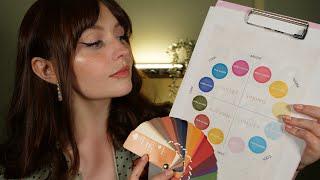 ASMR Colour Analysis  Image Consultant | Personal Attention *whispered*