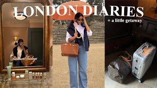 spring/summer outfit ideas + luxury bag unboxing + Summer Fridays staycation trip | LONDON VLOG
