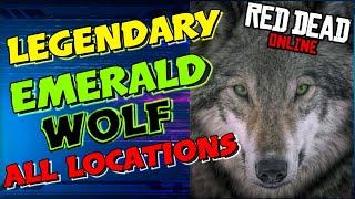 Legendary Emerald Wolf All locations RDR2 Online