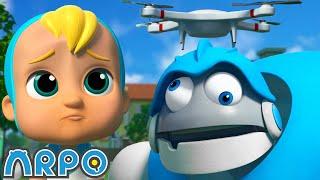 ARPO and the Attack of the Drones! | 2 HOURS OF ARPO! | Funny Robot Cartoons for Kids!