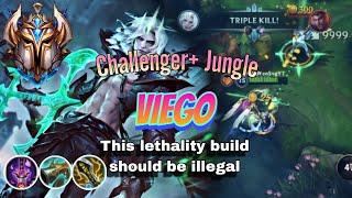 Challenger+ Jungle Lethality Viego Build/Runes Are Broken in Wild Rift