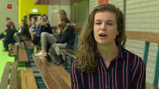 Korfbalster Hoek zo trots als een pauw