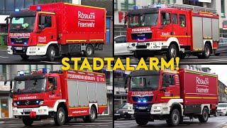 [STADTALARM in RÖSRATH!] - Feuerwehr RÖSRATH | Ausrückende FF & Einsatzfahrten zur Großübung!