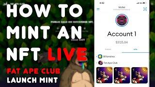 How to Buy (Mint) An NFT LIVE | Fat Ape Club