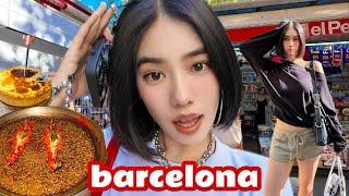 FIRST TIME IN SPAIN! | best tapas, viral cheesecake, shopping | barcelona vlog