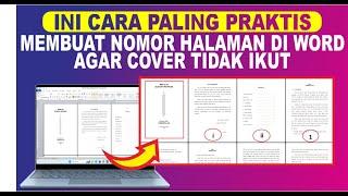 Cara Membuat Halaman Di Word Tetapi Cover Tidak Ikut | Membuat Halaman Word Agar Cover Tidak Ikut