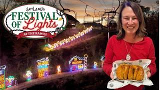 SkyLand Ranch's Festival Of Lights Tour | NEW Christmas Lights, Food & Shows!