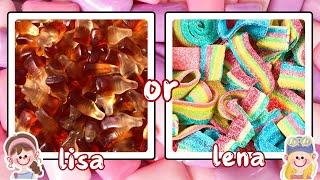 LISA OR LENA| CANDY  p4 #lisaorlenafood