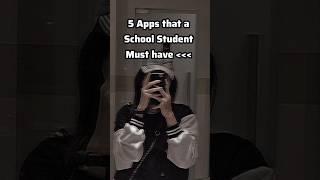 5 Apps for School Students #aesthetic #apps #girls #shorts #shortsfeed