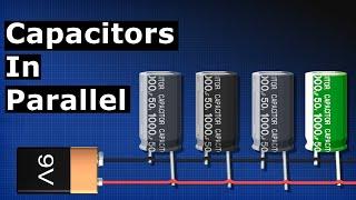 Capacitors in Parallel - calculations  electronics engineering