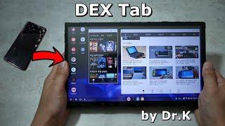 [ENG SUB] Let's make a tablet with a broken LCD smartphone - Making a Dex tablet