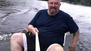 canoeing the piscataquog river in new hampshire