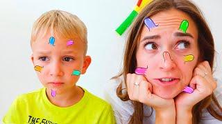 Vlad and Mommy funny kids story about big pimple