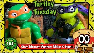 Giant Mikey and Donnie Mutant Mayhem Figures!