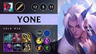 Yone Mid vs Jax: Quadra Kill, Unstoppable - EUW Challenger Patch 14.18