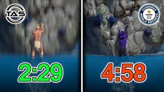 A Difficult Game About Climbing Speedrun World Record vs TAS