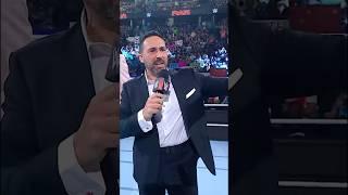 What a first impression! Welcome, Joe Tessitore!  #WWERaw