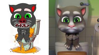 Laugh with My Talking Tom 2 Funny Drawing Meme  - Crazy Fails | Funny Cartoon compilation Video