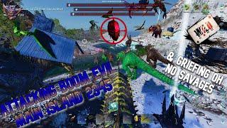 Attacking/Carcha PvPing Boom Evil Aimboters with N1C & Griefing OhNoSavages |ARK ASA OFFICIAL PVP|