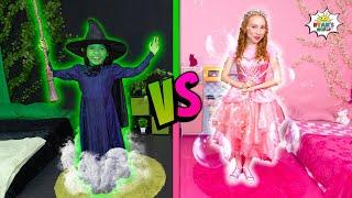 WICKED Witch vs Good Witch! Who has the BEST Room CHALLENGE! ‍️