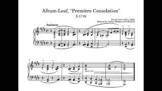 Liszt – Album-Leaf "Consolation 1", S165a (Filipec)