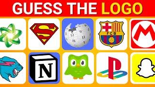 Guess the Logo in 3 Seconds | 100 Famous Logos | Logo Quiz 2024