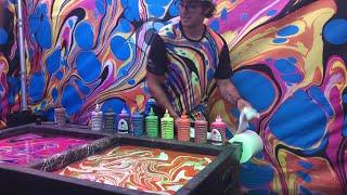 Harborfest Highlights: Body Marbling