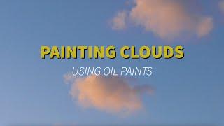 Painting Clouds Using Oil Paints - how to