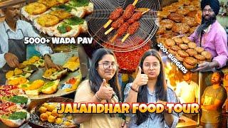 Rs.40/- Unlimted Punjab Street Food | WadaPav Burgers Mexican Food