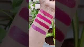 Most gorgeous Pink lipstick   shades for Every Woman || starting Rs 100 #makeup #shorts