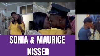 Video of Sonia uche & Maurice Sam kissing each other surface online.#soniauche #mauricesam