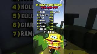 Is this your name?  I'll get you all  #brainteasers #spongebob #mindgames