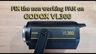 How to FIX the non working FAN on Led Light GODOX VL300