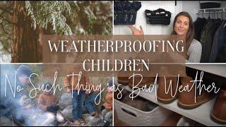 Winter Clothing + Organization for Out-of-Door Children (Screen Free Family) // 1000 Hours Outside