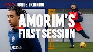 Inside Ruben Amorim's First Training Session! 