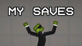 My saves in Melon Sandbox