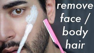 How To Remove Annoying Cheek & Body Hairs - Hair Removal Tips & Products  James Welsh