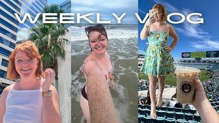 WORK WEEK IN MY LIFE: beach days, almost football season and tiktok rants