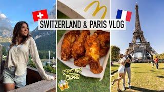 Paris McDonalds has WINGS! Switzerland & Paris Vlog! | Steph Pappas