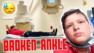 POSSIBLE BROKEN ANKLE ON THE VERY SAME ONE HE JUST HAD MAJOR SURGERY | DOCTOR SAYS POSSIBLE FRACTURE