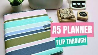  Inside My A5 Planner | Filofax Good Vibes  Flip Through